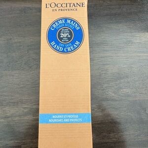 L'OCCITANE shea butter dry skin hand cream 5.1oz new in box